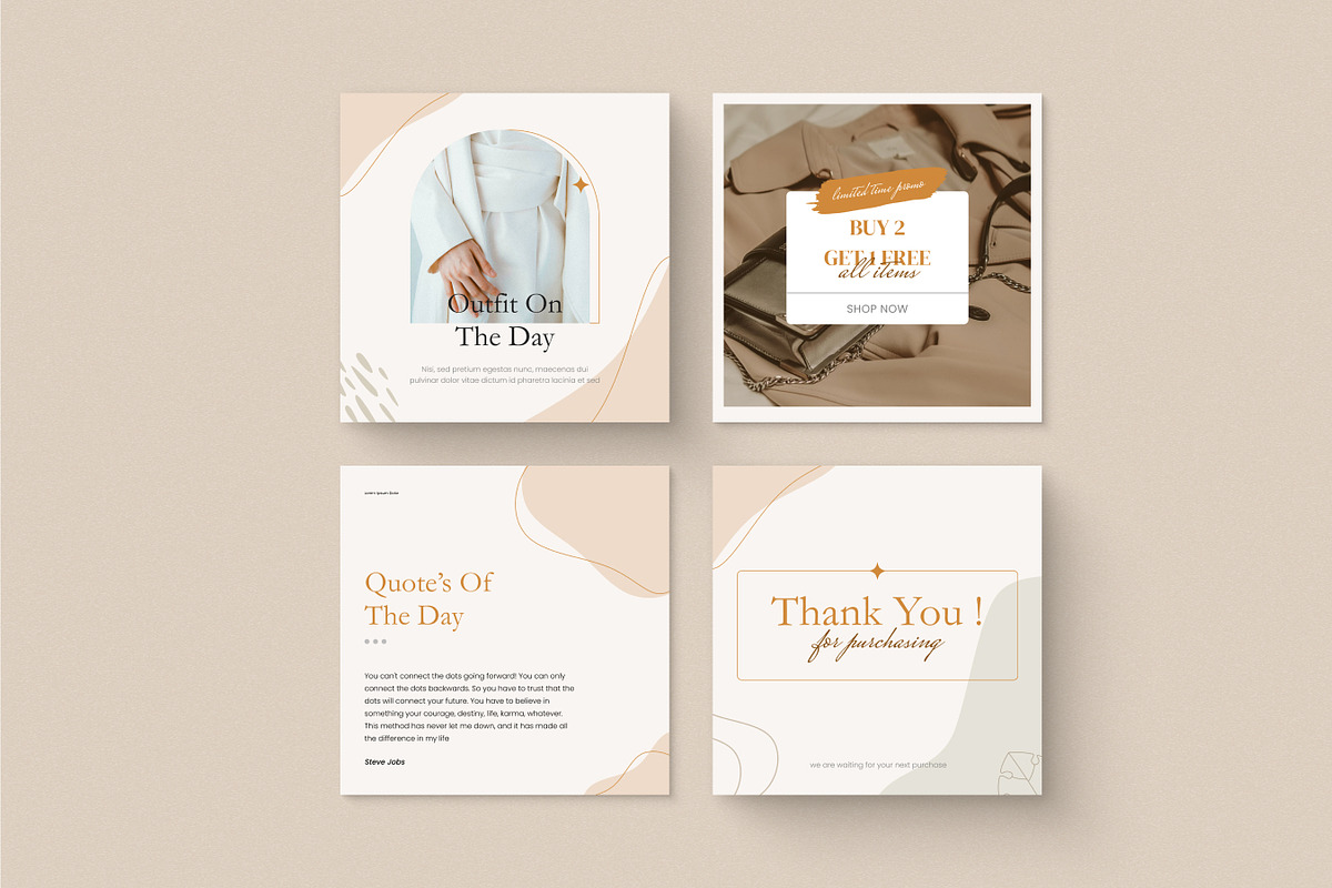 Fashion Instagram Post Template, a Social Media Template by prajapixels (Photo 2 of 4)