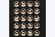 40 Custom Dog Ornaments Laser Files, an Object Graphic by ThemeXDigital (Thumbnail 2 of 9)