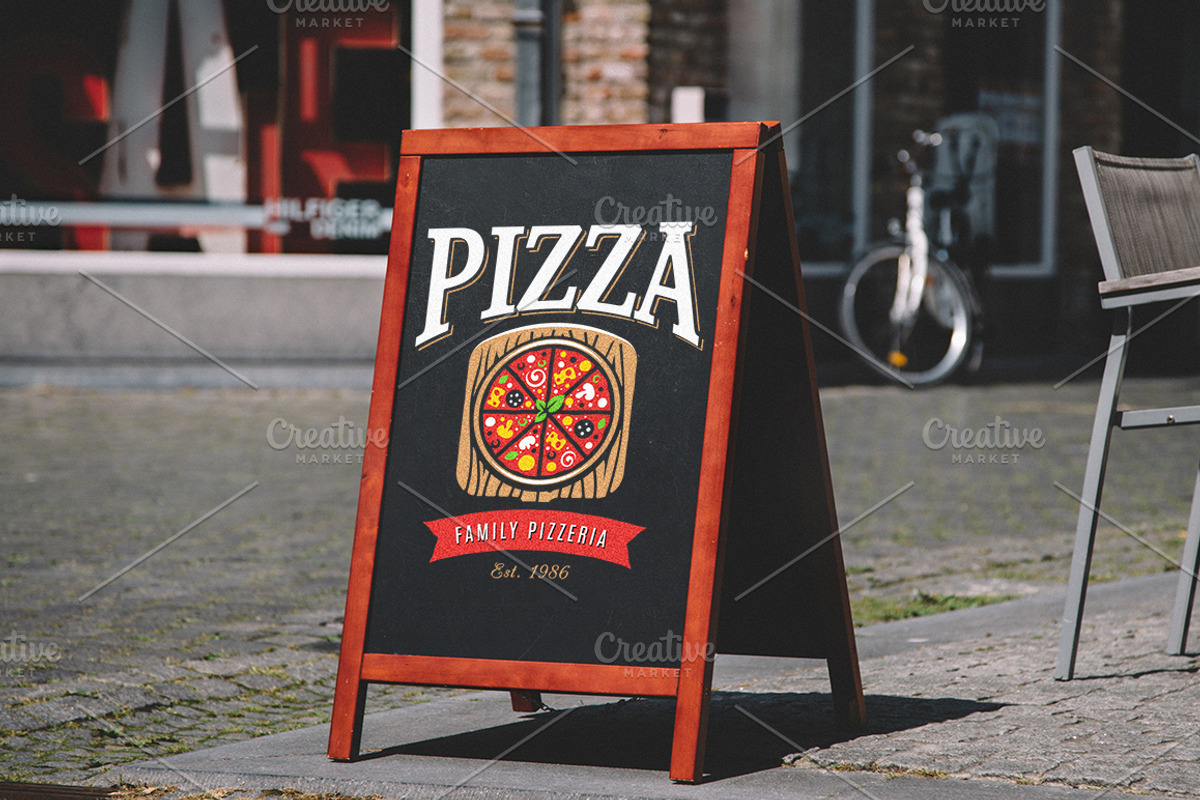 Pizza Logo Templates, a Branding & Logo Template by Vecster (Photo 8 of 10)