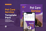 Pet Care Instagram Post, a Social Media Template by CavenArt (Thumbnail 1 of 5)