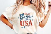 God Bless the USA PNG, 4th of July, an Illustration by SharpMarketplace (Thumbnail 3 of 9)