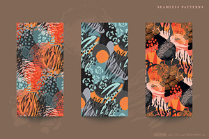 Animal Skin Abstract Collection