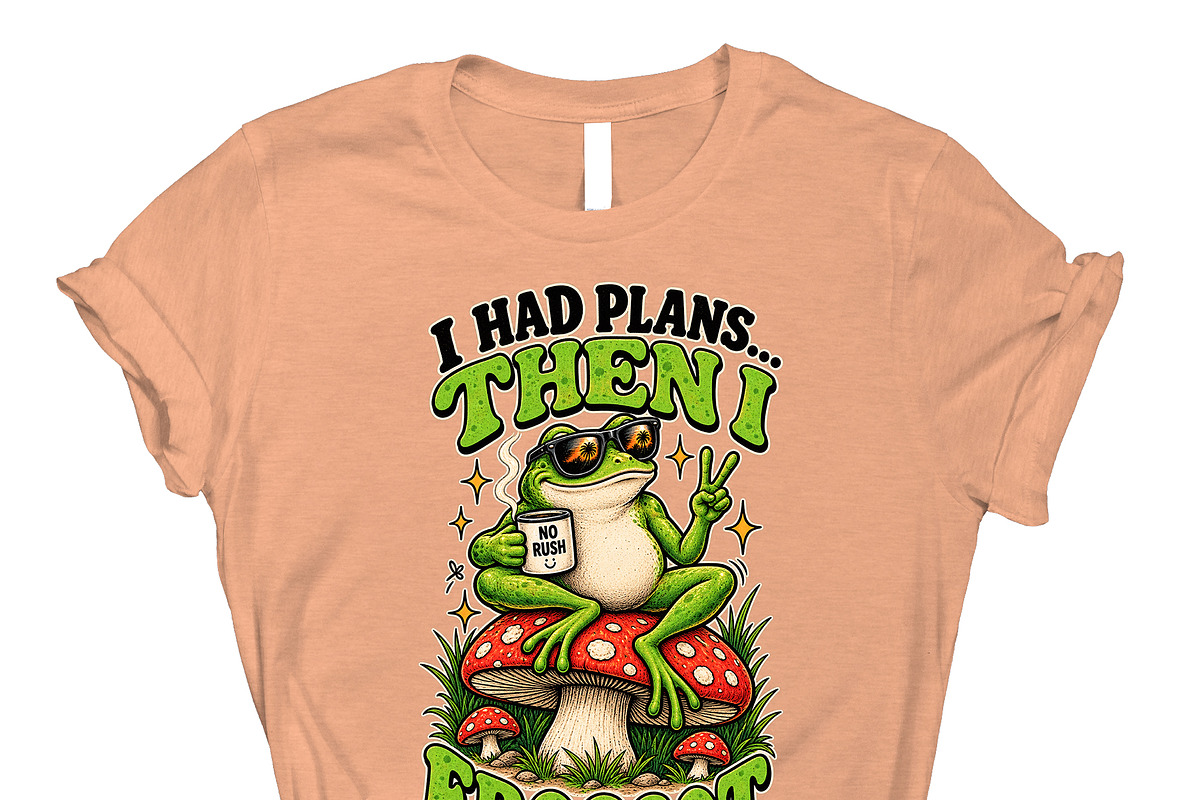 I Had Plans Then I Froggot Cute PNG, an Object Graphic by Star Graphic Design (Photo 12 of 12)