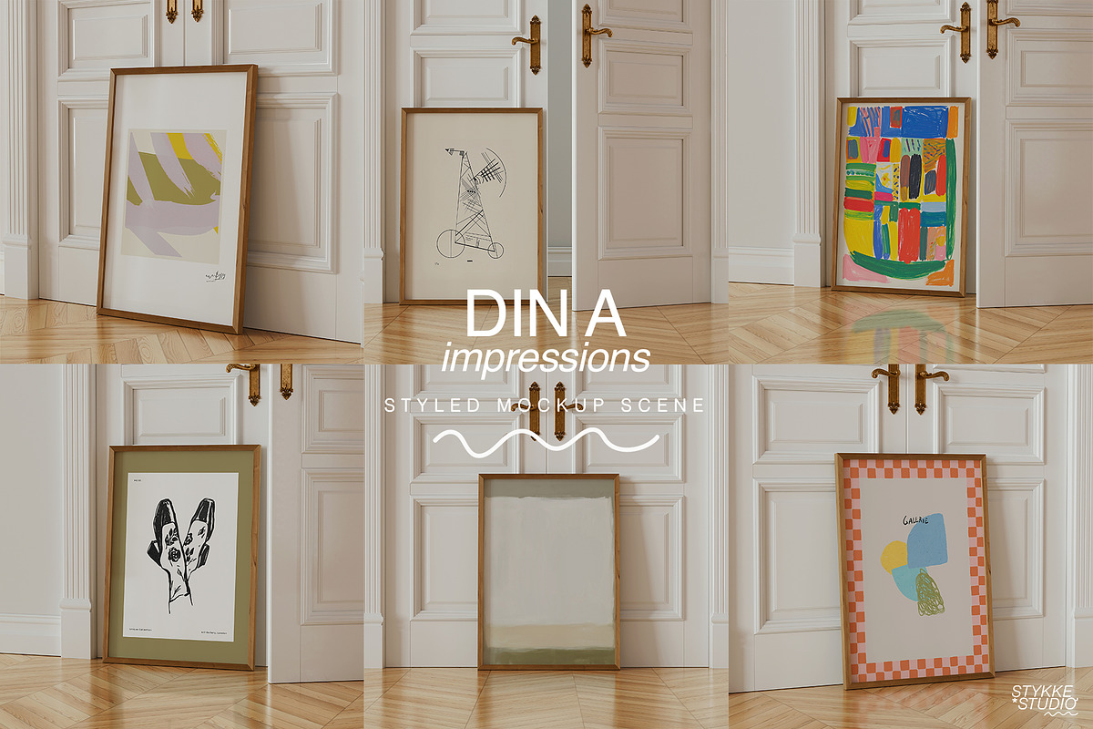 Wooden Frame Mockup | BASICS, a Household Mockup by Stykke Studio (Photo 3 of 10)