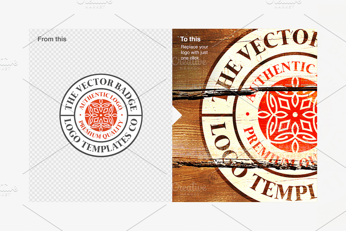 Retro Logo Mockups, a Product Mockup by Easybrandz (Photo 5 of 5)
