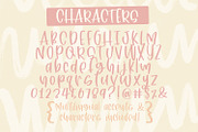 Sun Kissed Hand Lettered Font, a Font by Dansie Design (Thumbnail 7 of 7)