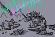 Lapponia Illustrated life in Lapland, an Animal Illustration by Nomad Visuals (Thumbnail 9 of 13)