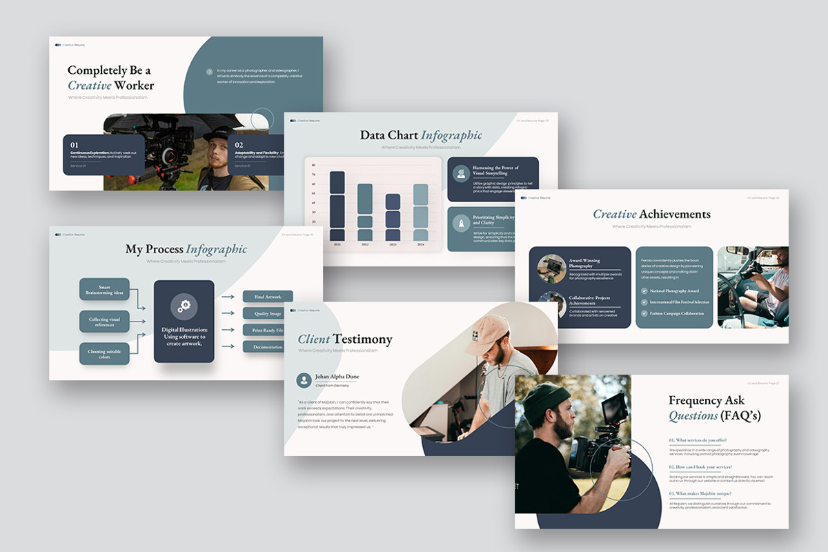 Majobin Creative CV Resume GSL, a Presentation Template by kerismaker (Photo 6 of 10)