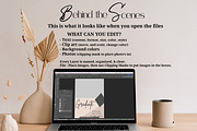 Boho Photoshop Grad Card Template, a Card Template by InstaNoirDesigns (Thumbnail 6 of 9)
