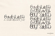 Garland Hand Drawn Ornamental Font, a Handwritten Font by Madeline ODonoghue Design (Thumbnail 5 of 9)