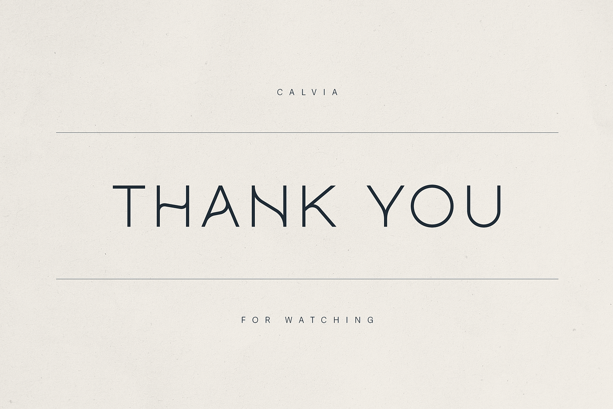 Calvia –  Minimalist Sans Serif Font, a Sans Serif Font by Only Fonts (Photo 11 of 11)