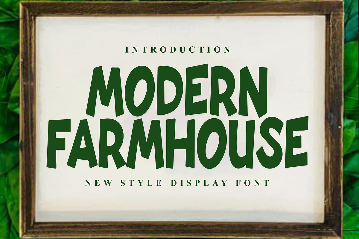 Modern Farmhouse, a Script Font by FreshTypeINK (Photo 1 of 8)