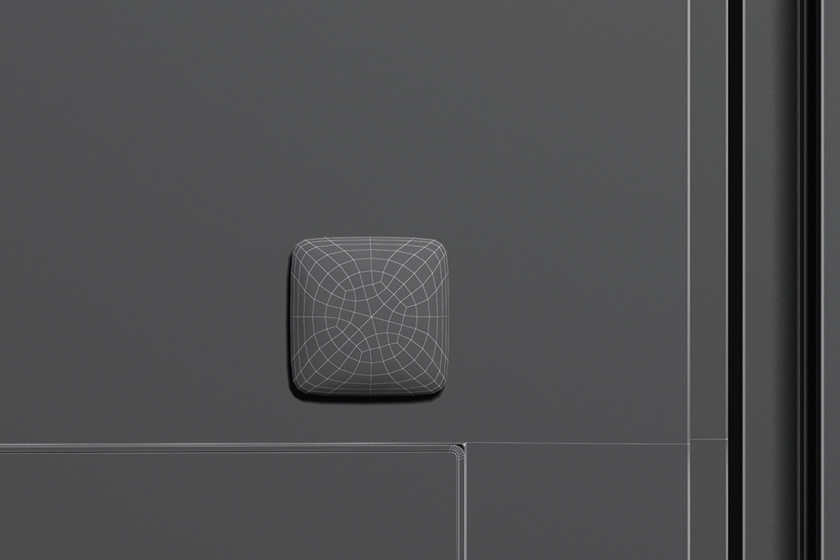 Round Square Fridge Magnet 3D Model, an Object 3D Model by rebrandy (Photo 9 of 10)