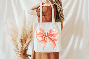 Watercolor Coquette Bow Clipart, a Seasonal Illustration by designcity5 (Thumbnail 5 of 5)