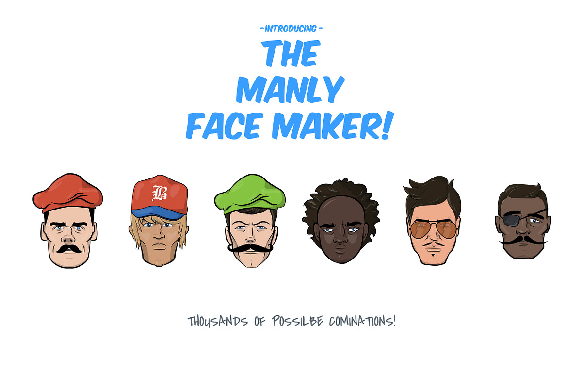 The Manly Face Maker, an Illustration by The Tint Pro (Photo 1 of 9)