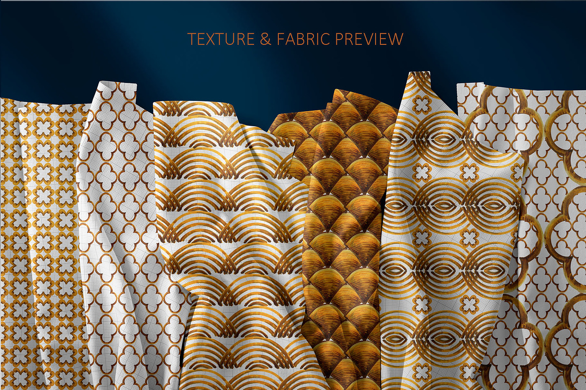 Celestial Gold: Arabic Patterns Kit, a Pattern Graphic by FineArt (Photo 3 of 5)