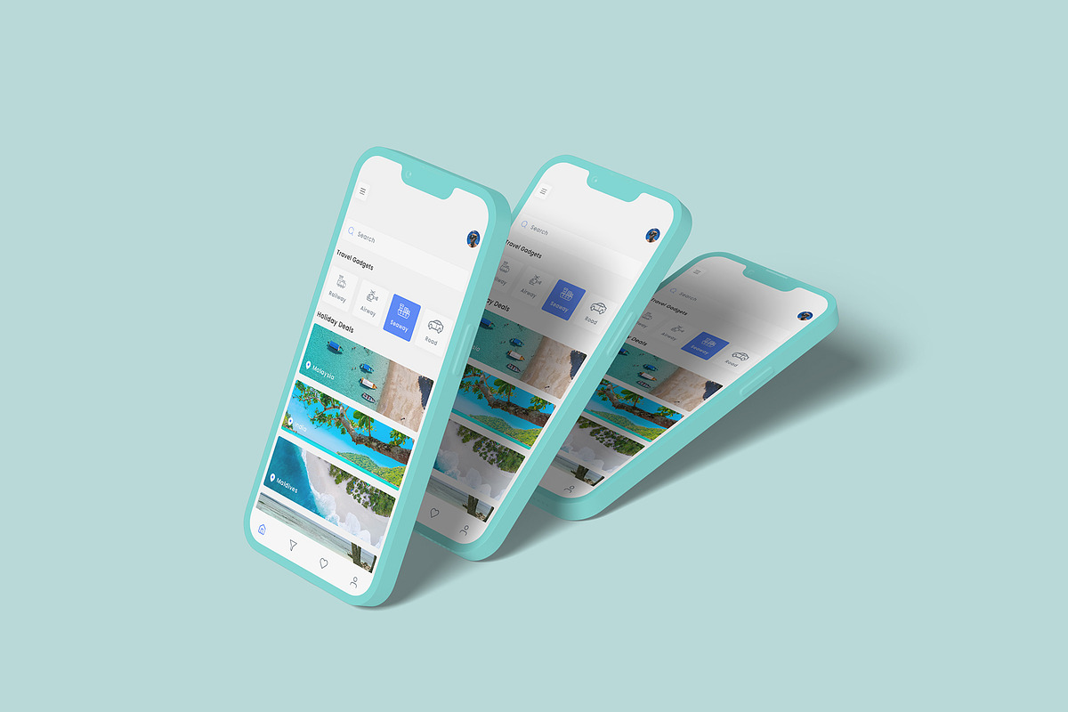Clay iPhone Pro Max Mockups, an iPhone Mockup by Graphic Aesthetic (Photo 7 of 22)