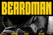 Beardman - Headline Condensed Font, a Sans Serif Font by roomspace creative lab (Thumbnail 1 of 15)
