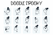Doodle Spooky |Halloween Fonts, a Symbol Font by Sirinart (Thumbnail 3 of 6)