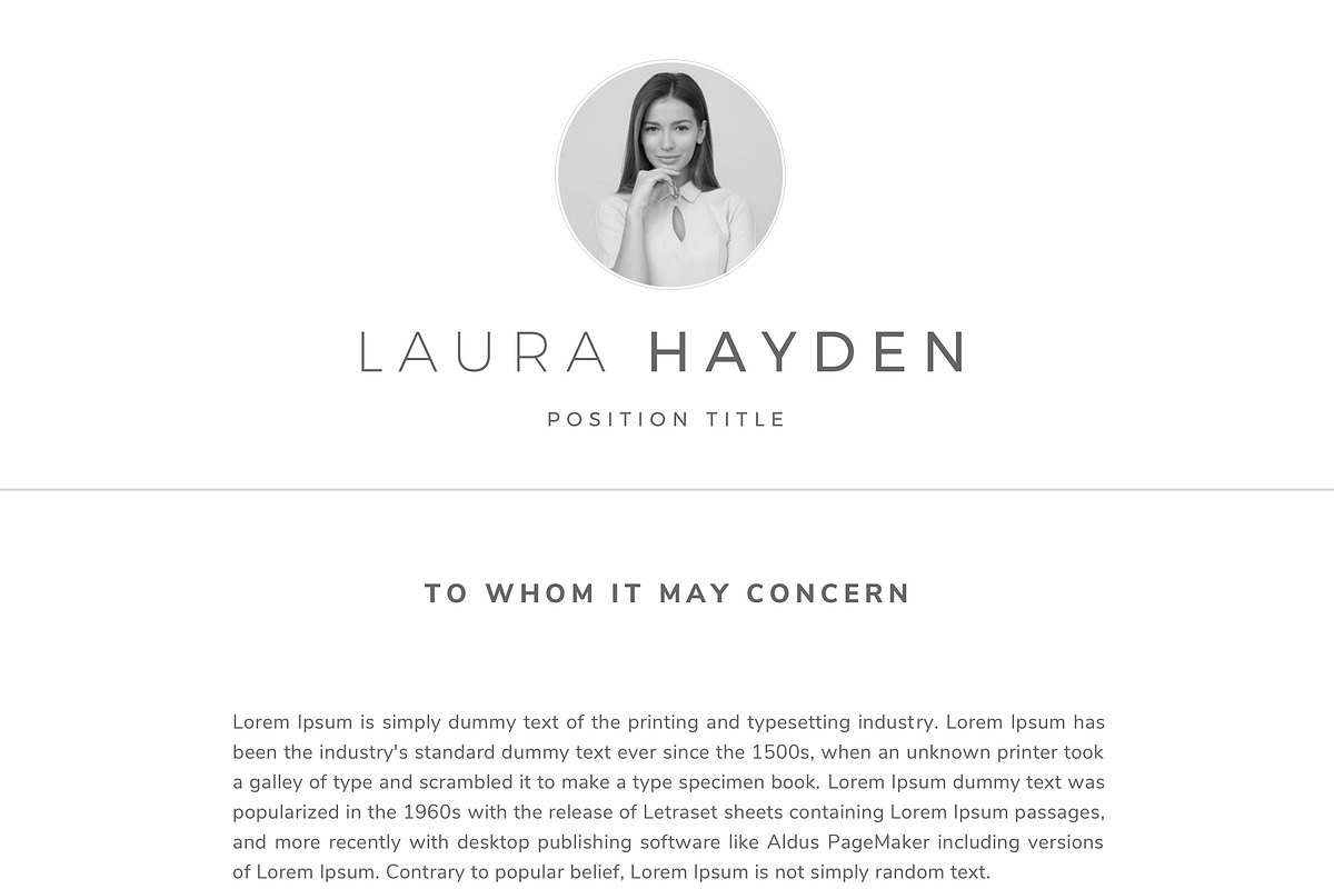 Resume Template / CV, a Resume Template by TheResumeCoach (Photo 7 of 8)