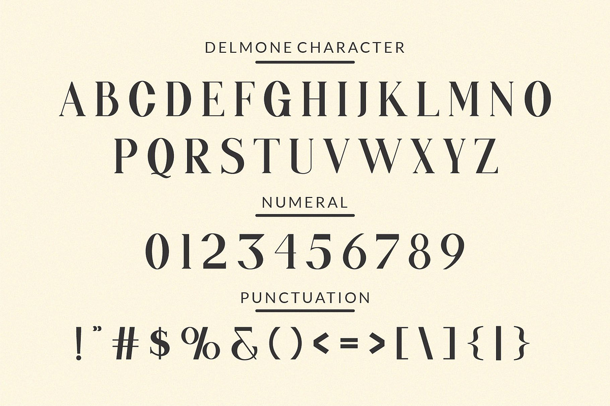 DELMONE & Mortalue Duo Font, a Serif Font by Alfinart (Photo 7 of 10)