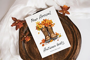 Whimsy Boho Fall Clipart, a Decorative Illustration by PaintPixelCo (Thumbnail 9 of 10)