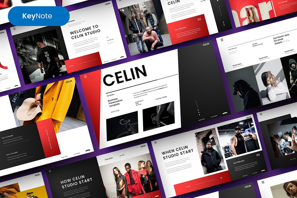 Celin – Business Keynote Template, a Presentation Template by Dens Creative Studio (Photo 1 of 6)