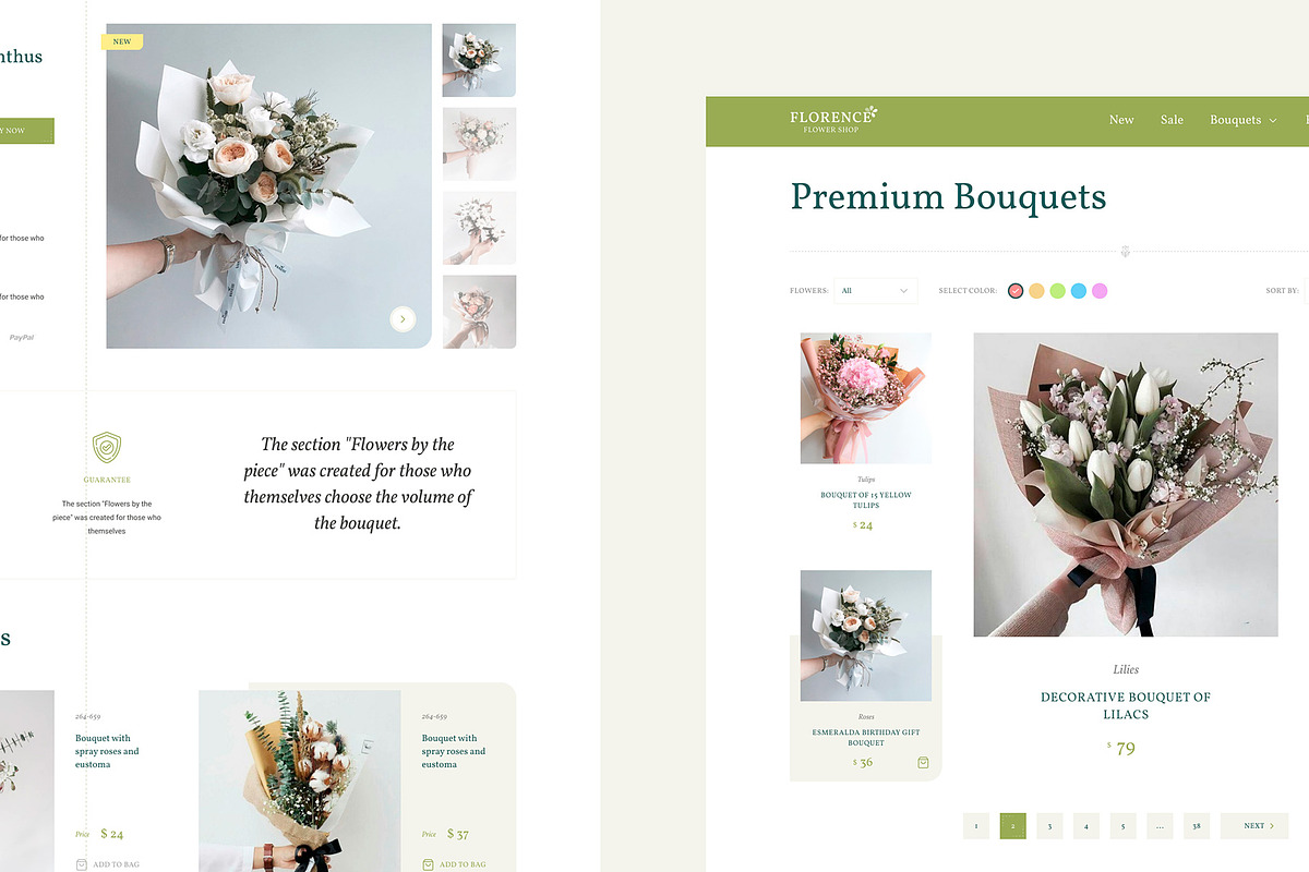 Florence - eCommerce Web UI Kit, an UI Kit Template by Creatoly (Photo 9 of 16)