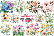 Spring Jasmine Flower Clipart, an Illustration by DreamCafeArt (Thumbnail 1 of 5)