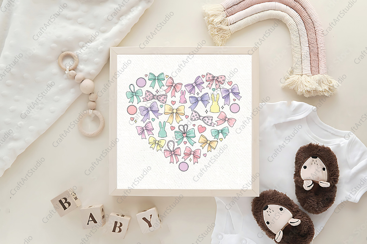 Easter Heart PNG, an Illustration by CraftArtStudio (Photo 4 of 4)