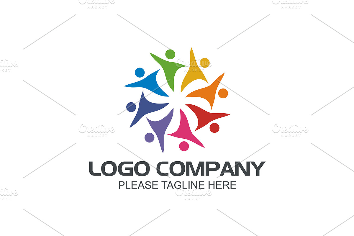 20 Logo Teamwork Templates Bundle, a Branding & Logo Template by Friendesigns (Photo 3 of 21)