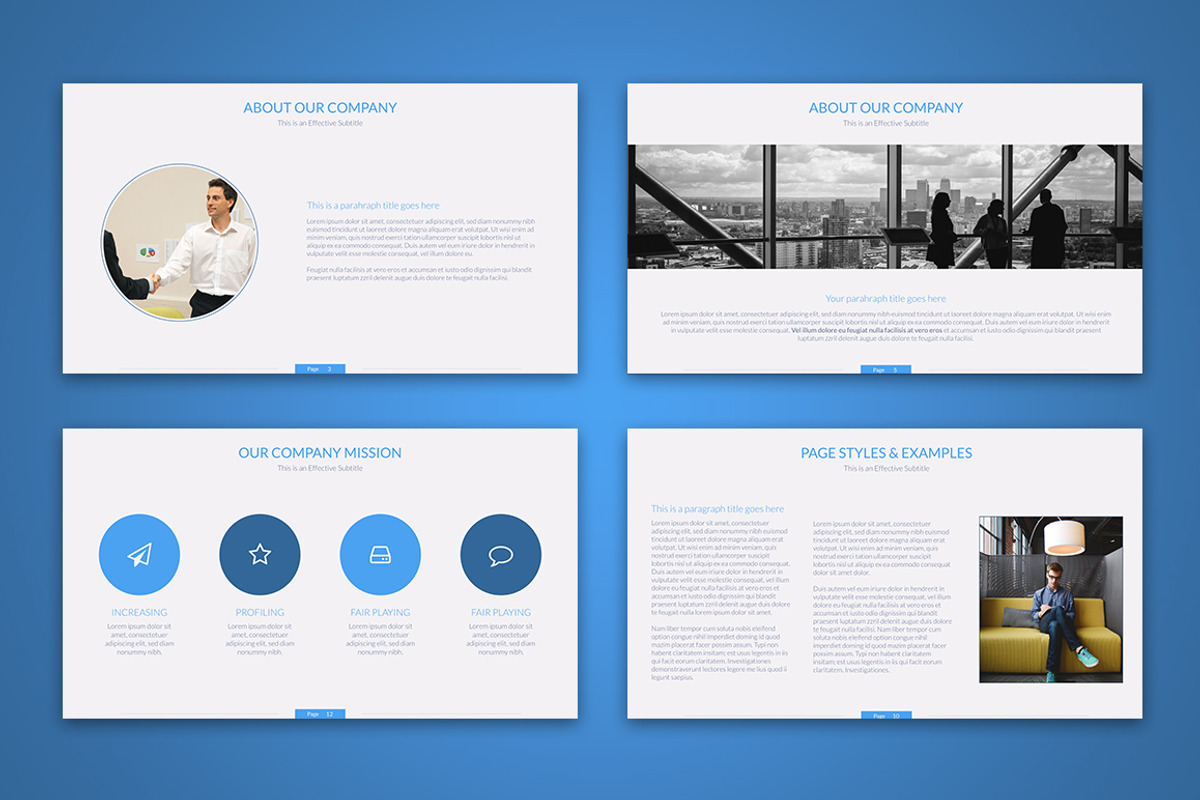 Zero Business Keynote Template, a Presentation Template by PreFactory (Photo 2 of 6)