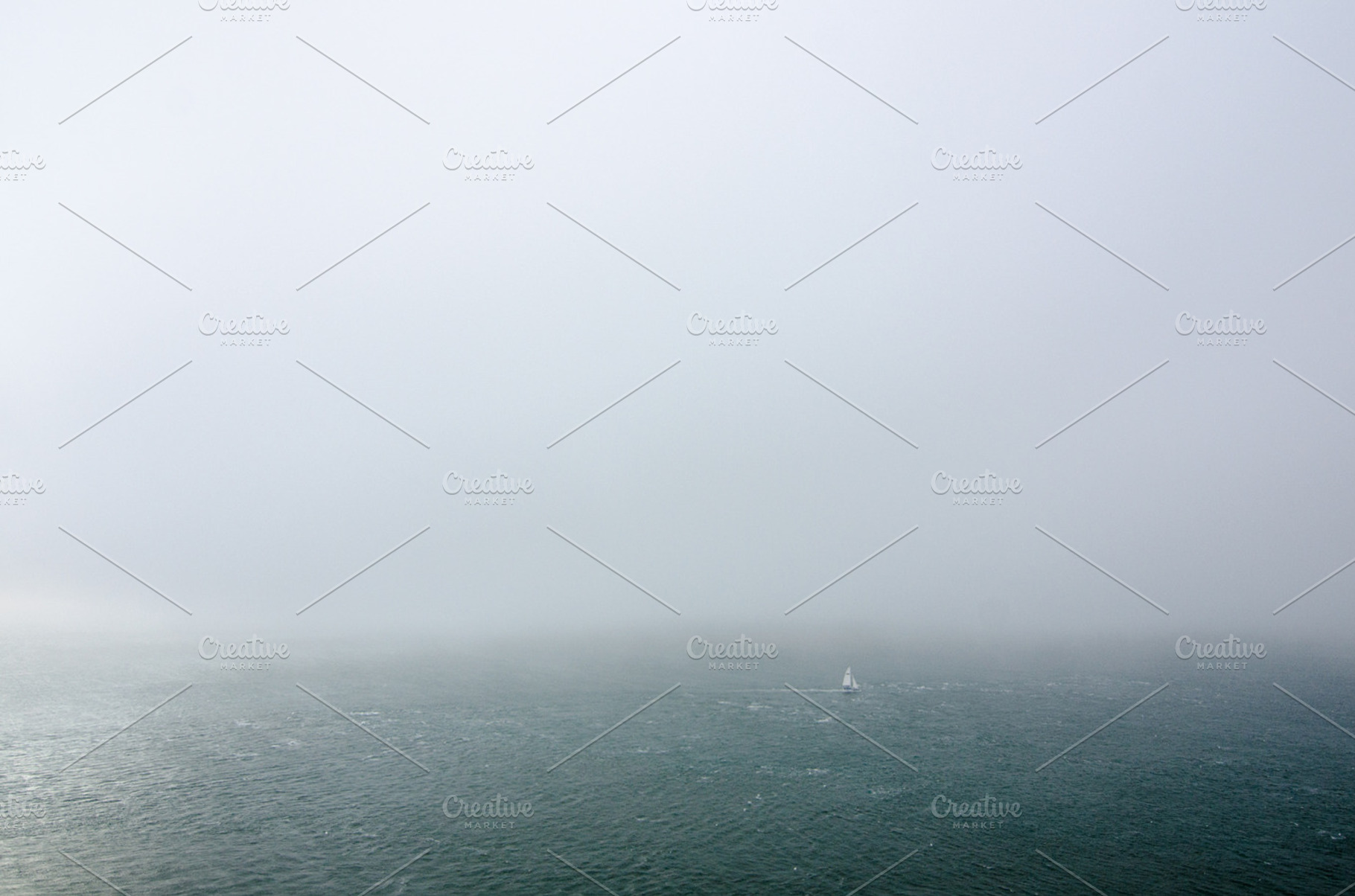Sailboat In The Fog