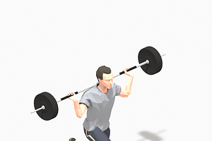 Barbells Worksout Animation Bundle