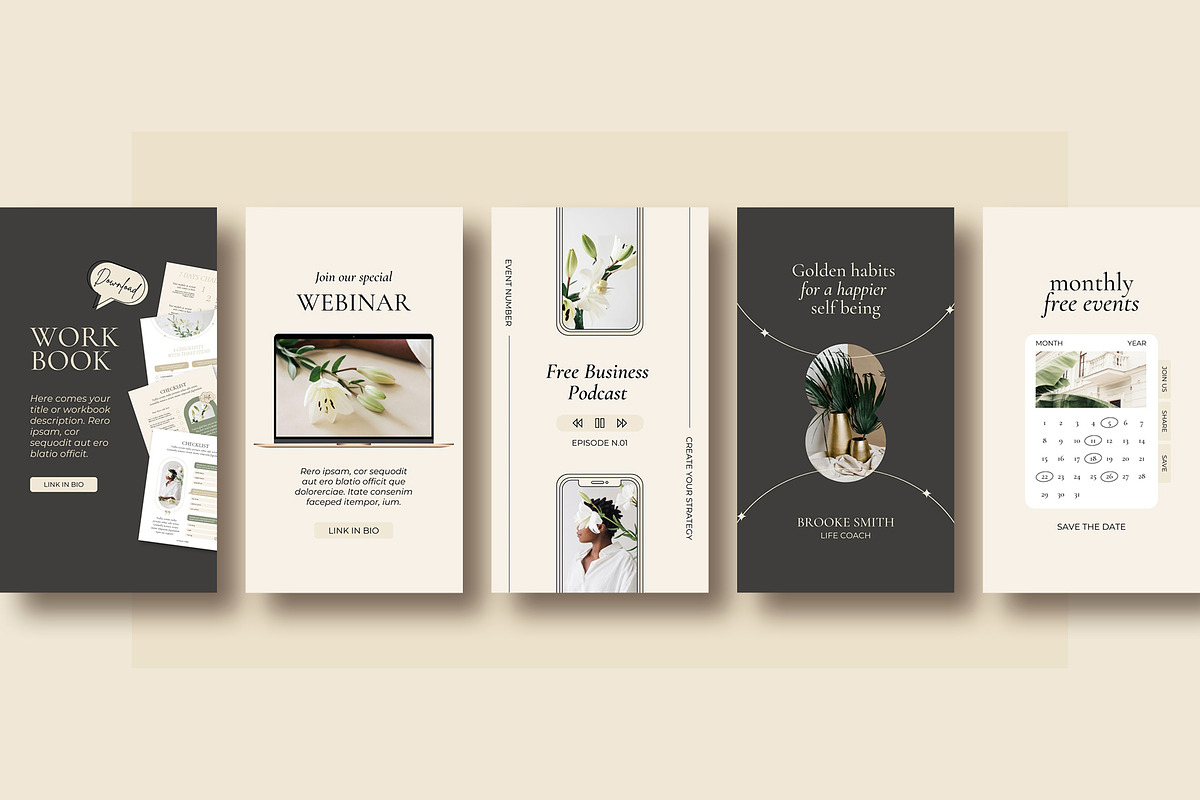 Instagram Feed Templates for Coaches, a Social Media Template by Mirazz (Photo 25 of 29)