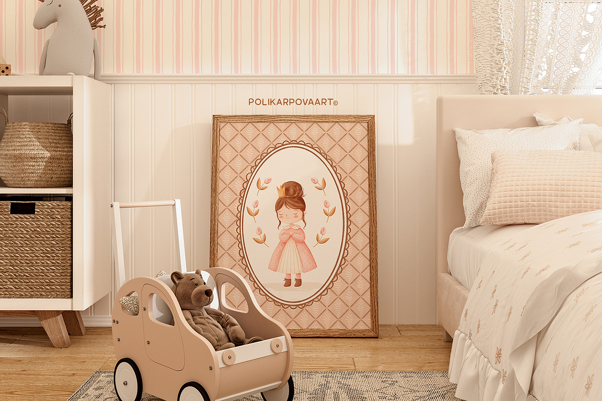 The Little Princess baby collection, a Decorative Illustration by polikarpovaart (Photo 7 of 20)