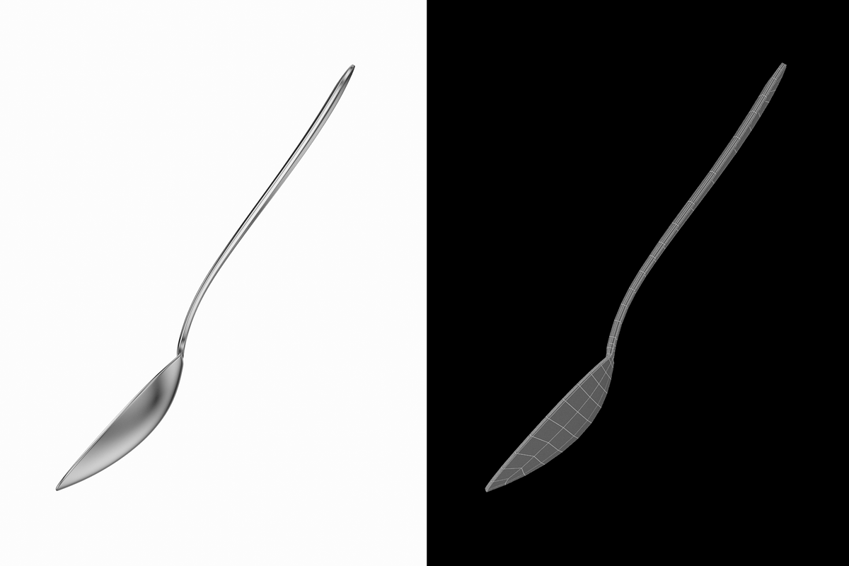 Table Dinner Spoon Classic Cutlery, an Object 3D Model by VK Studio (Photo 5 of 8)