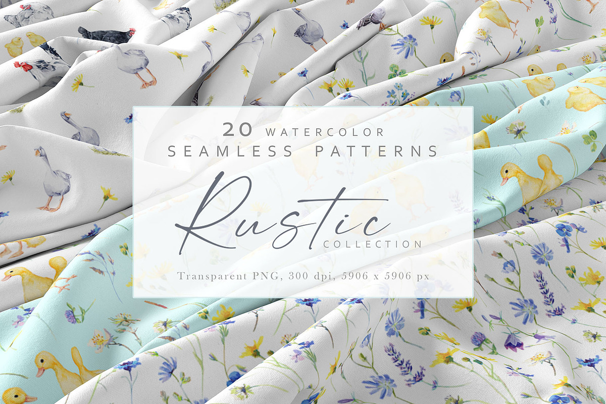 20 Seamless Patterns Collection, a Pattern Graphic by Eva Katerina (Photo 1 of 14)