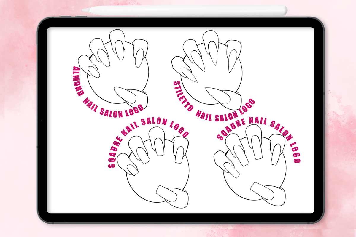 NAIL ART DESIGN PROCREATE BRUSH SET, a Brush Add-On by The GG Shop (Photo 5 of 11)