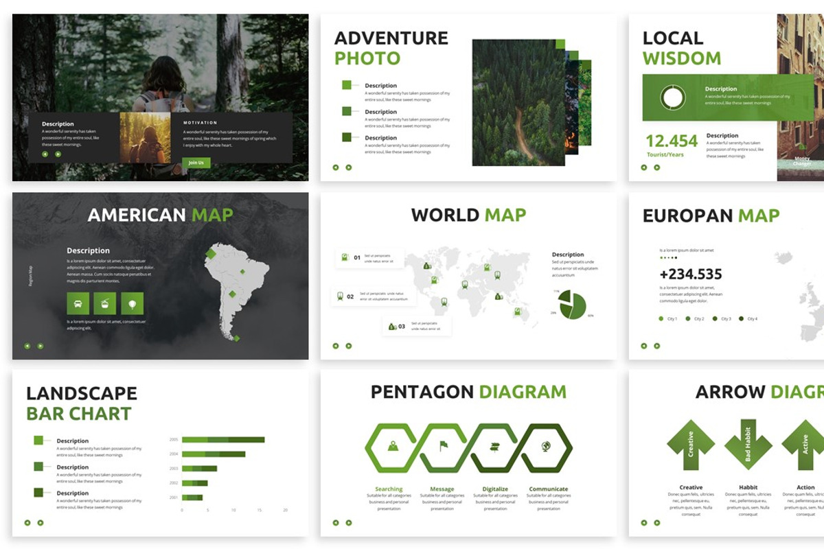 Puncak - Nature Keynote Template, a Presentation Template by SlideFactory (Photo 3 of 4)