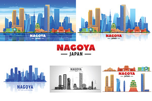 Nagoya Japan skyline