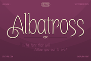 Albatross CPC, a Sans Serif Font by Christopher P. Cacho (Thumbnail 1 of 5)