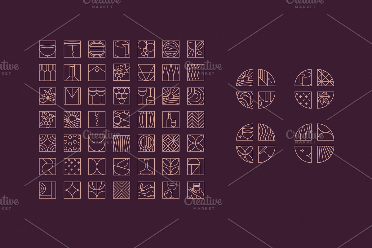 Wine Deco Collection, an Outline Icon by Anna (Photo 4 of 7)