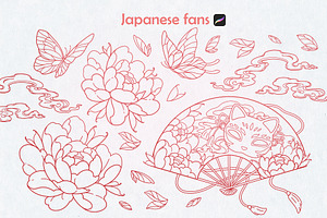 Japanese Tattoo Procreate Bundle