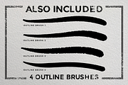Ink stamp Procreate brushes, a Brush Add-On by MiksKS (Thumbnail 6 of 10)