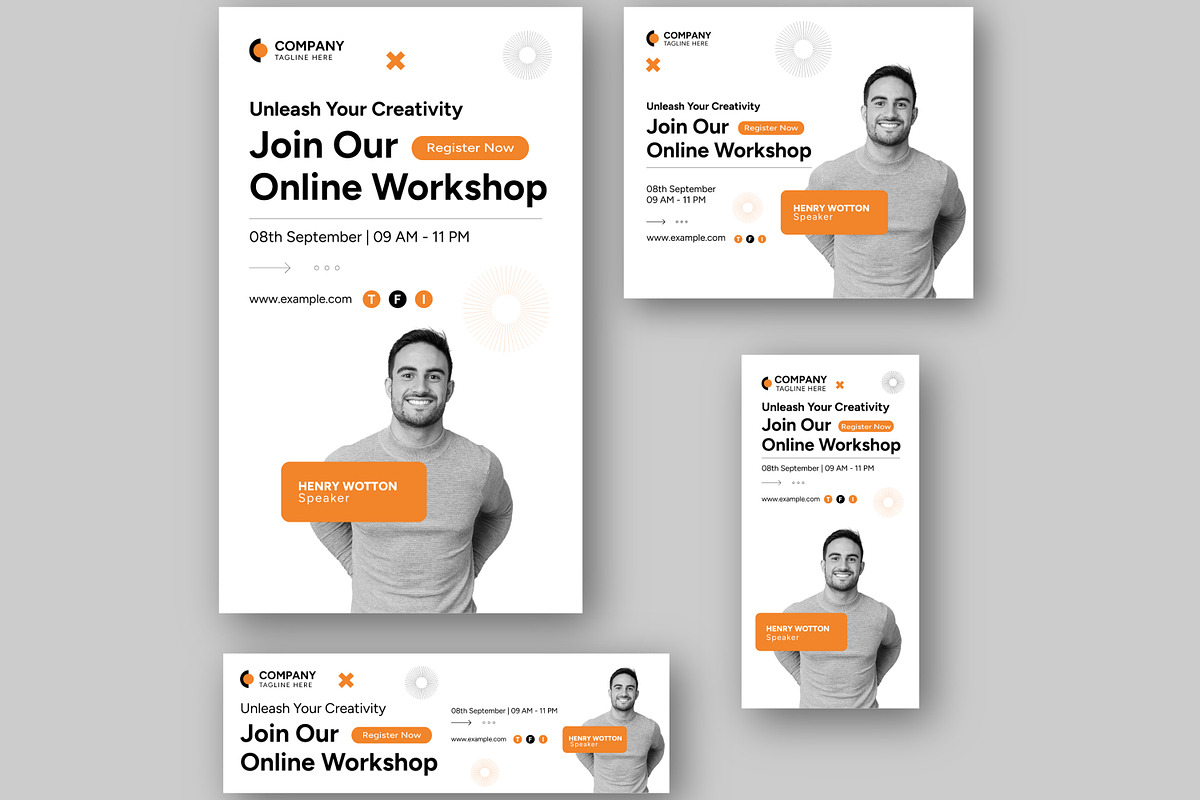 Web Banner Design, an UI Kit Template by CreativeShaper (Photo 4 of 4)