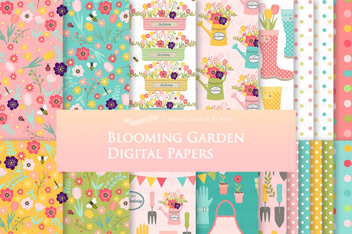 Blooming Garden, Flower, an Illustration by Mia's Graphic Design (Photo 7 of 10)