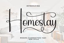 Homestay | Script Font