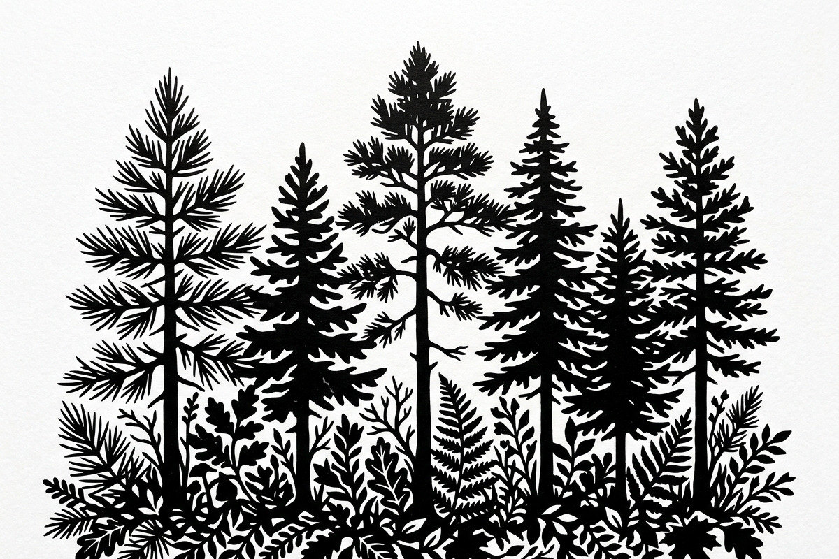 Majestic Pine Trees SVG, a Finance Illustration by Amazin_art (Photo 19 of 34)