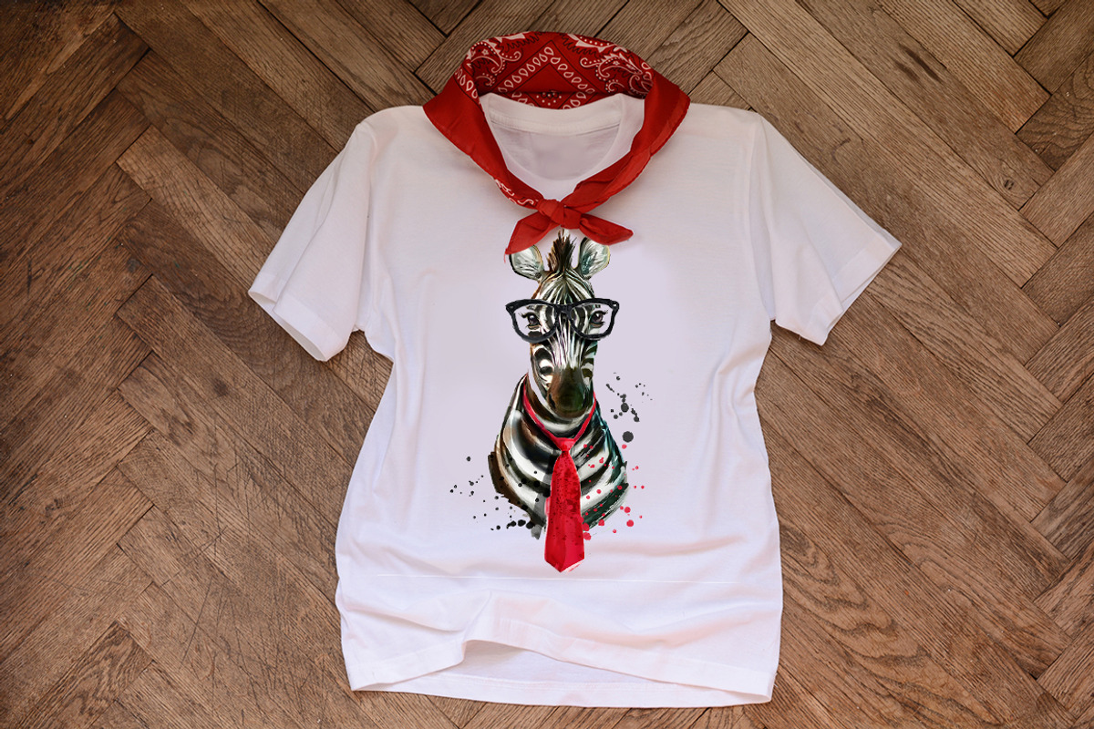 Set zebra portraits .4 styles, an Animal Illustration by art_mouse (Photo 6 of 8)